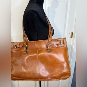 Patricia Nash Tan Leather Tote Bag